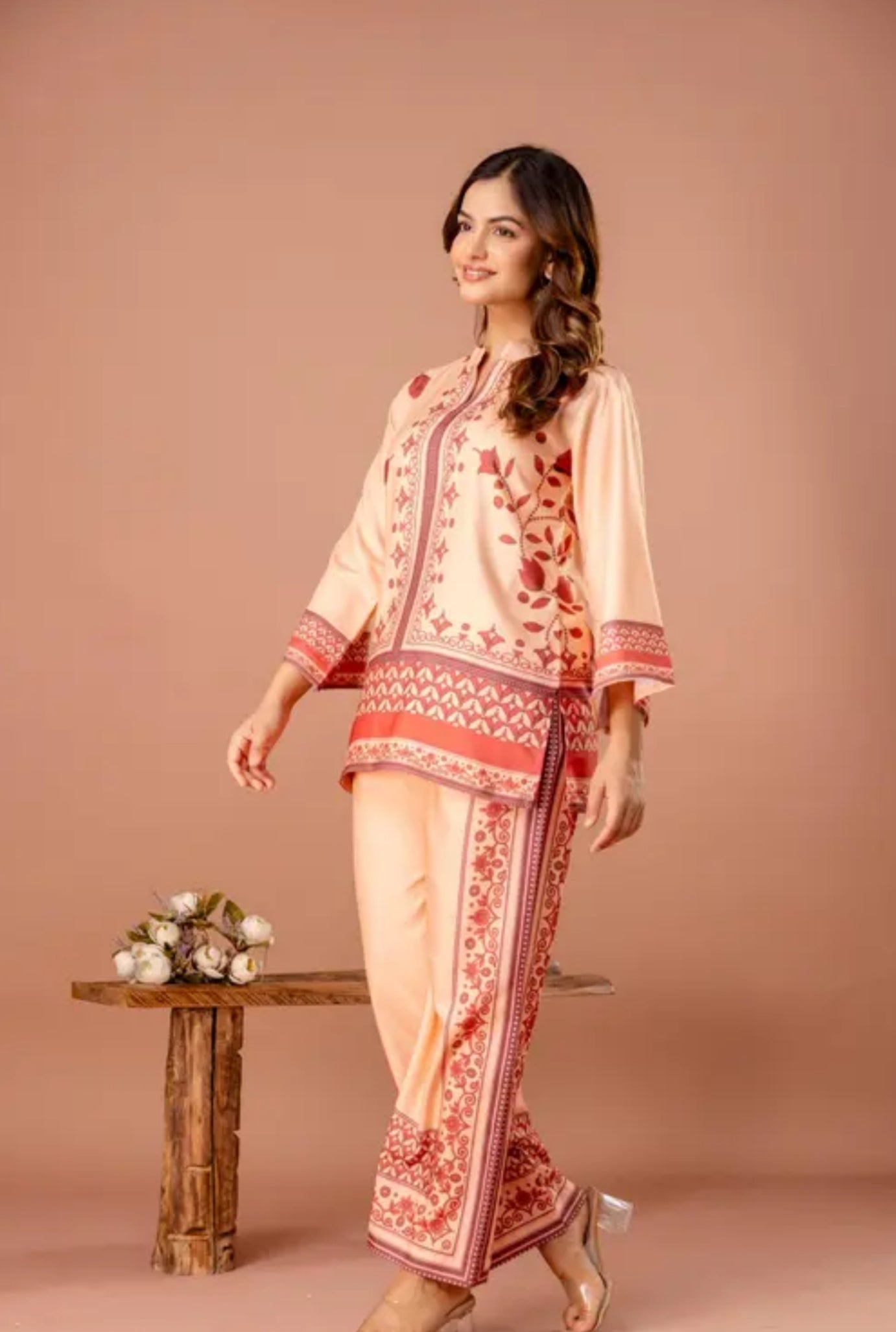 Top and bottom Kurti Pant Set