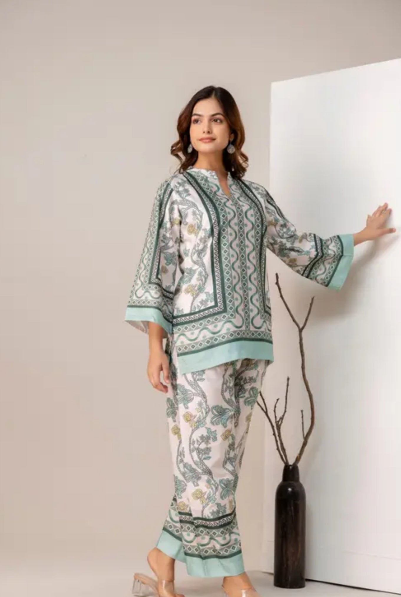 Top and bottom Kurti Pant Set