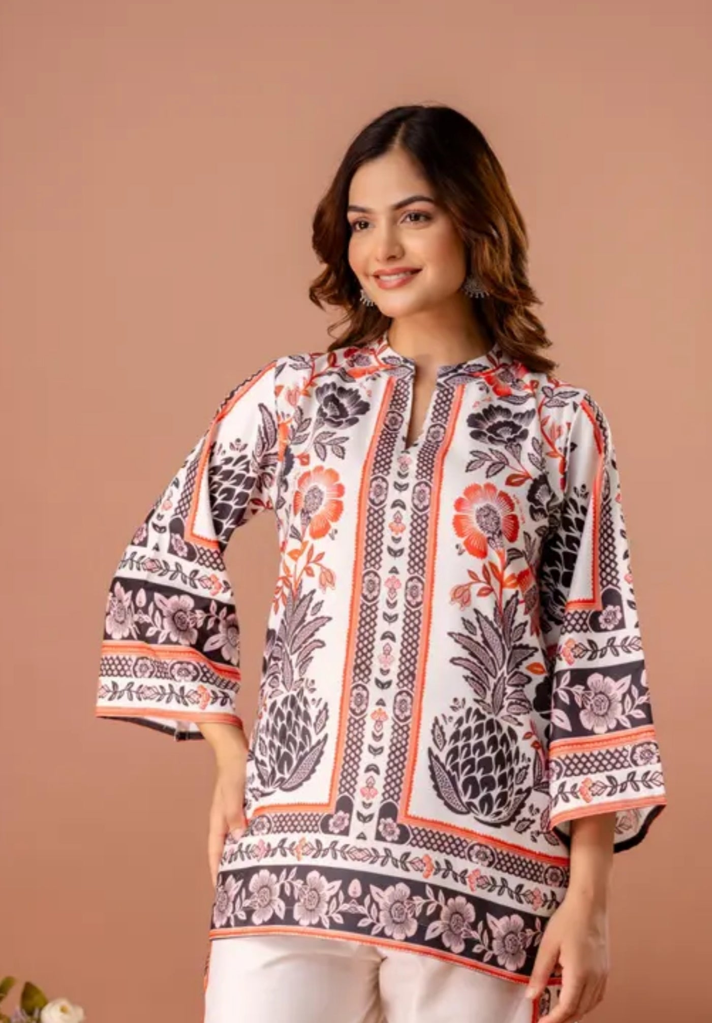 Top and bottom Kurti Pant Set