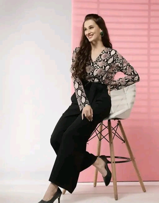 Trendy retro women jumpsuit