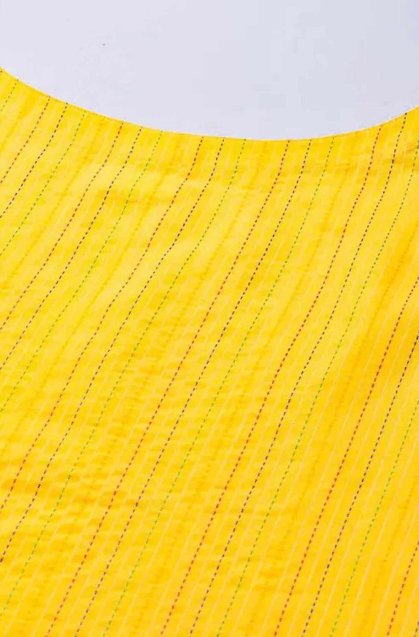 Women yellow Sleeveless cotton kurti