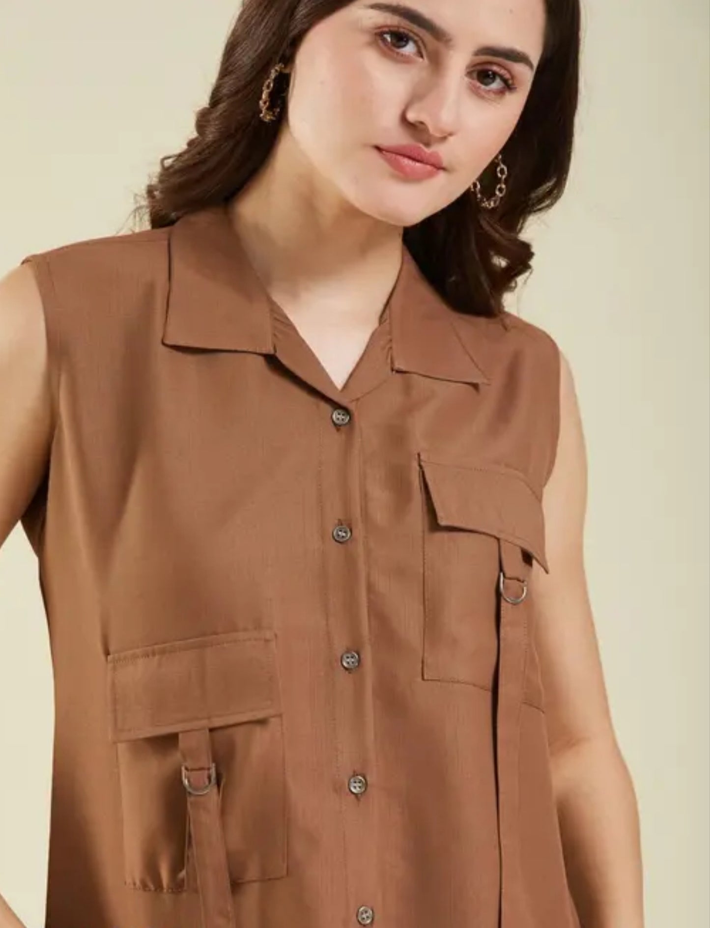 Women's Stylish Solid Casual Shirt