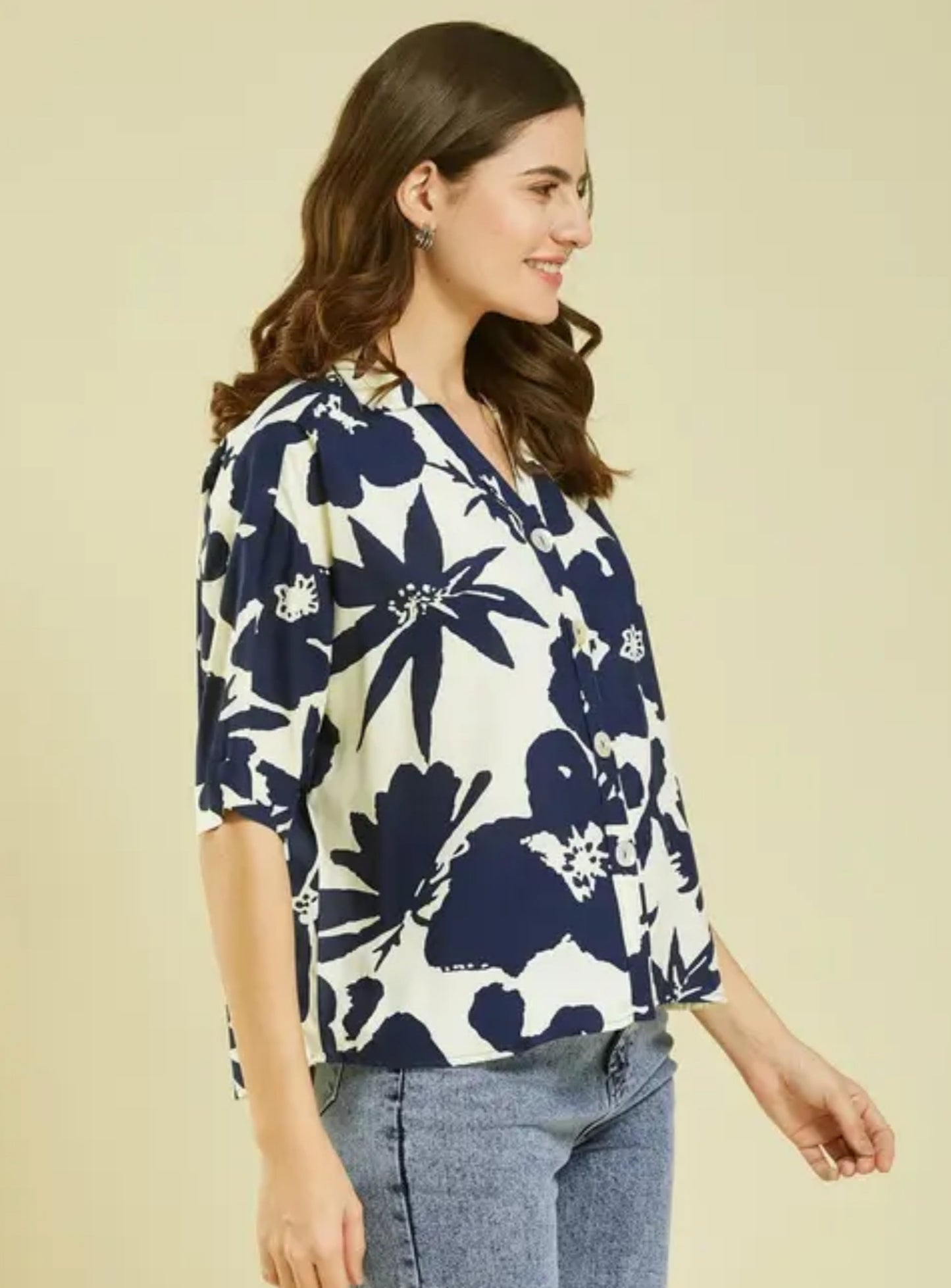Women's Stylish Floral Printed Shirt