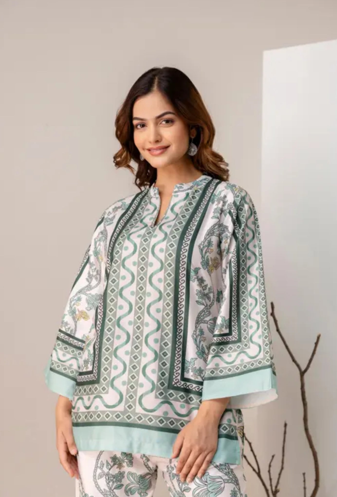 Top and bottom Kurti Pant Set