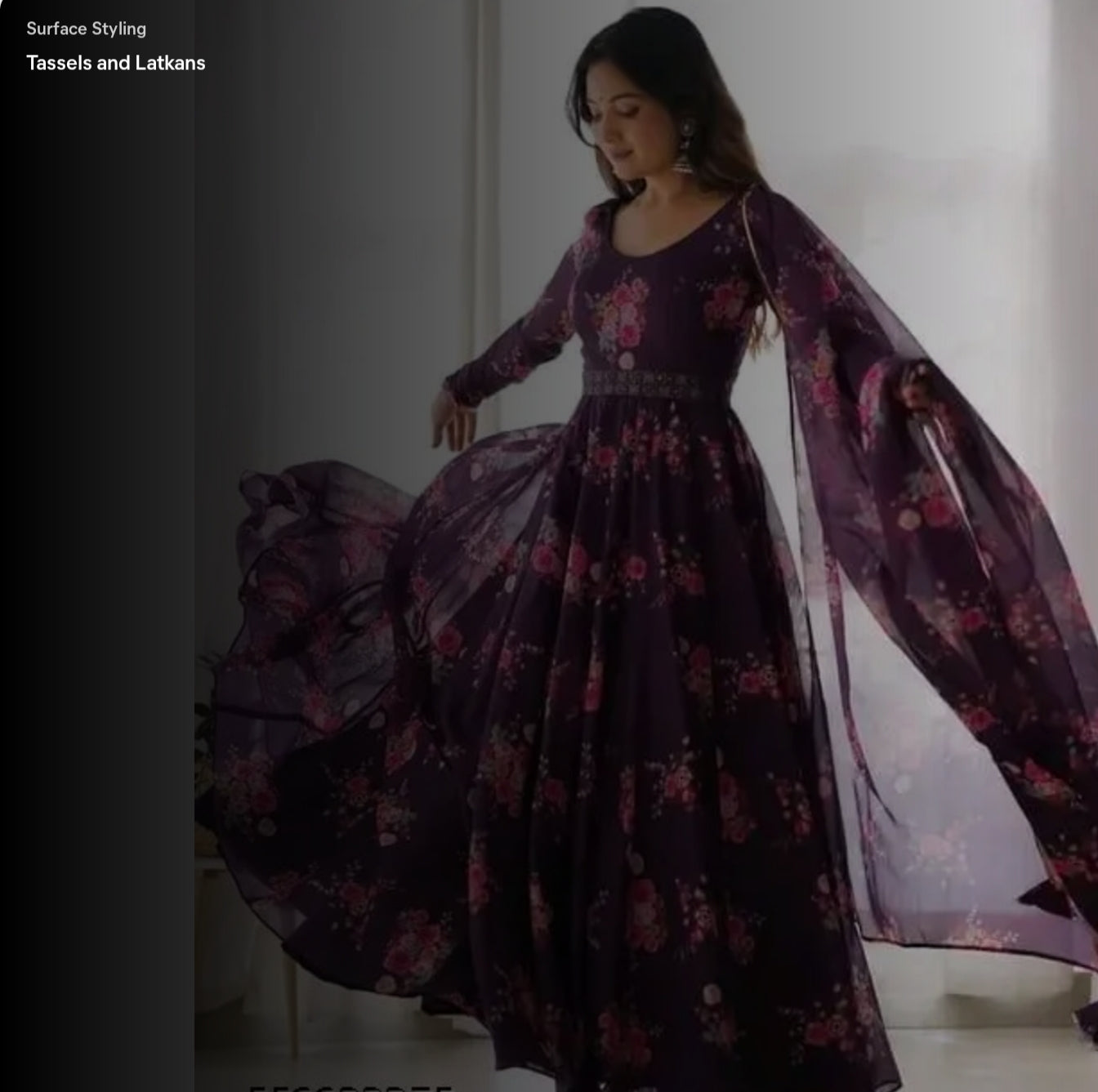 Gown with Dupatta Set