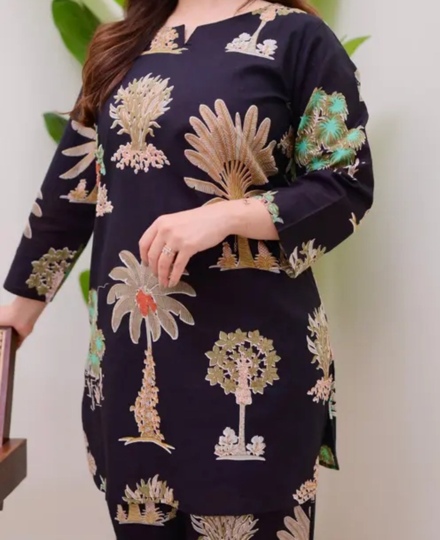 Women Printed Kurta Plazzo co-ord set for women