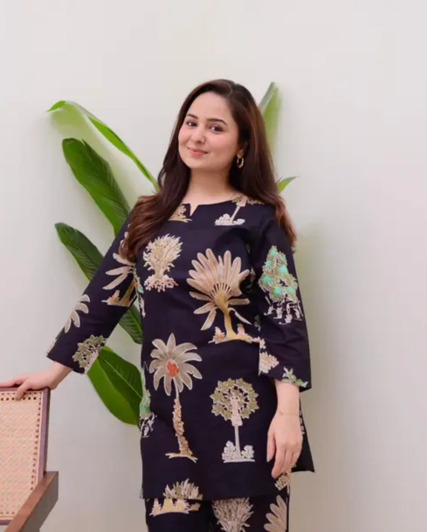Women Printed Kurta Plazzo co-ord set for women