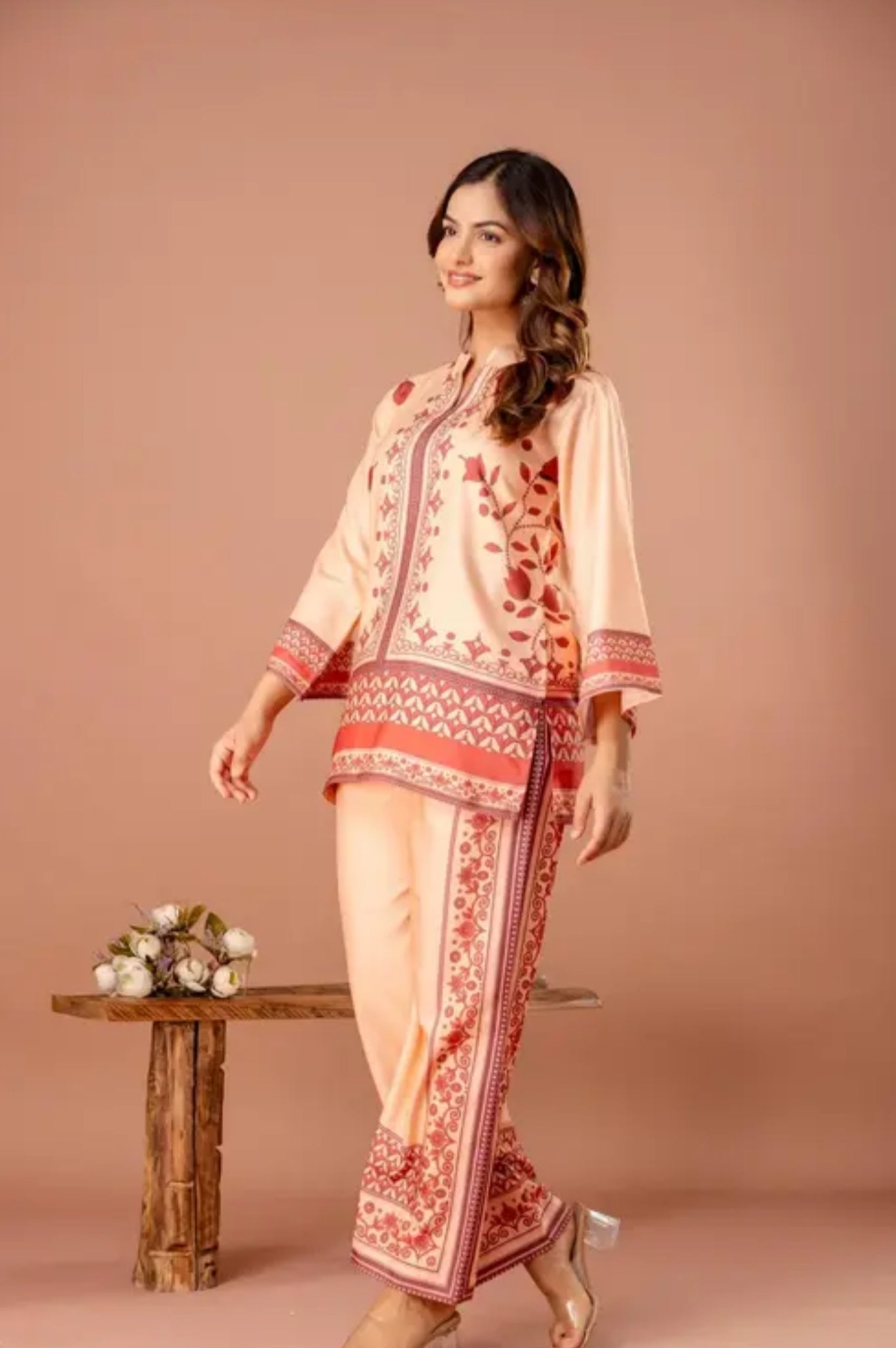 Top and bottom Kurti Pant Set