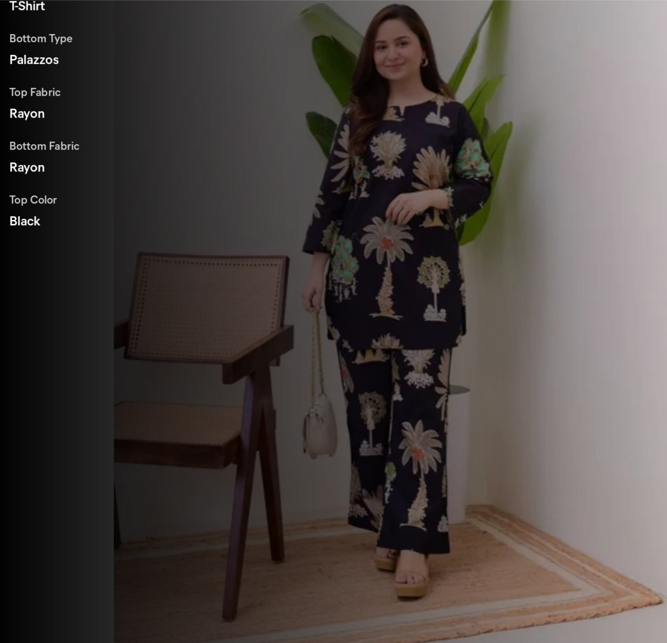 Women Printed Kurta Plazzo co-ord set for women