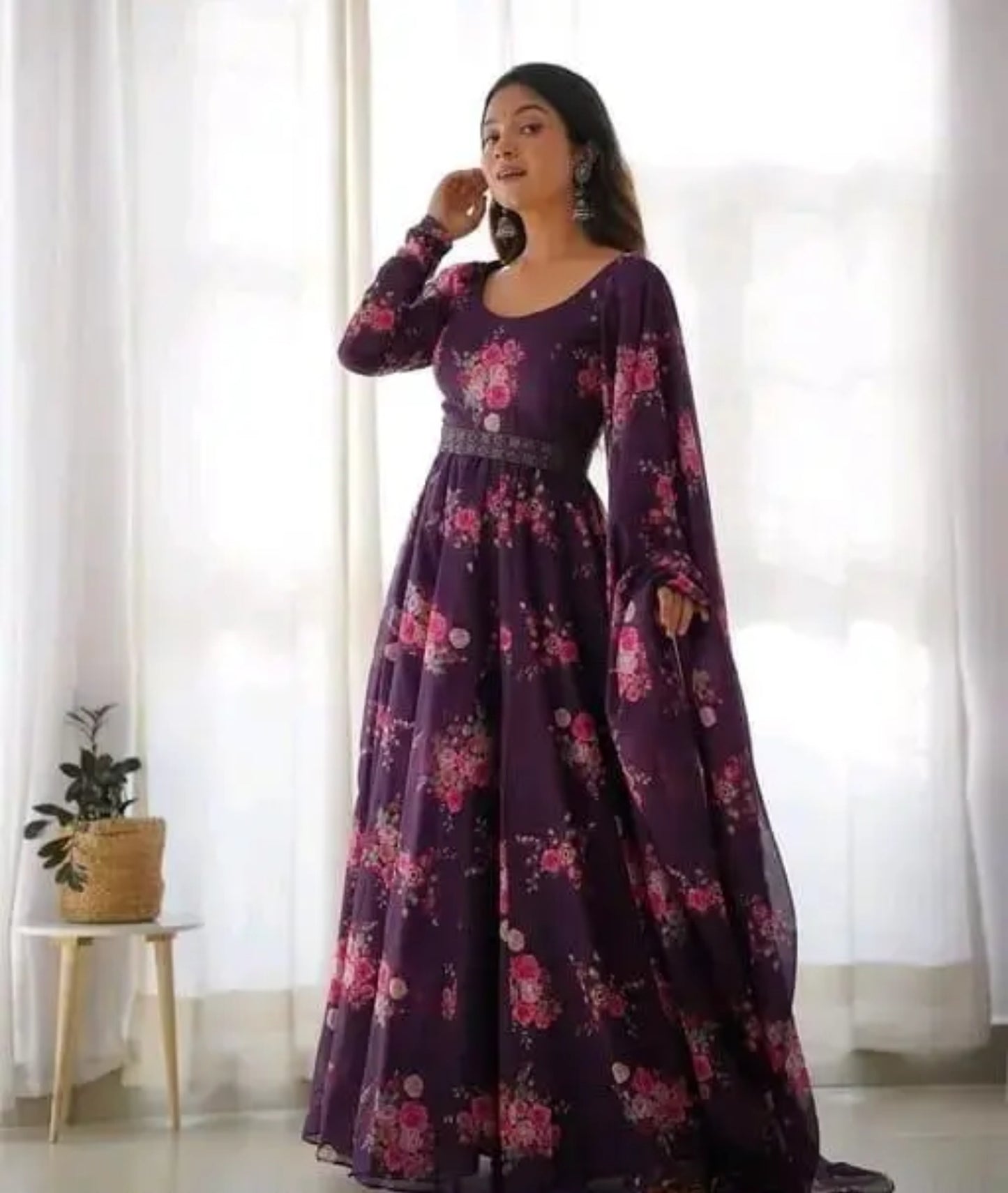 Gown with Dupatta Set
