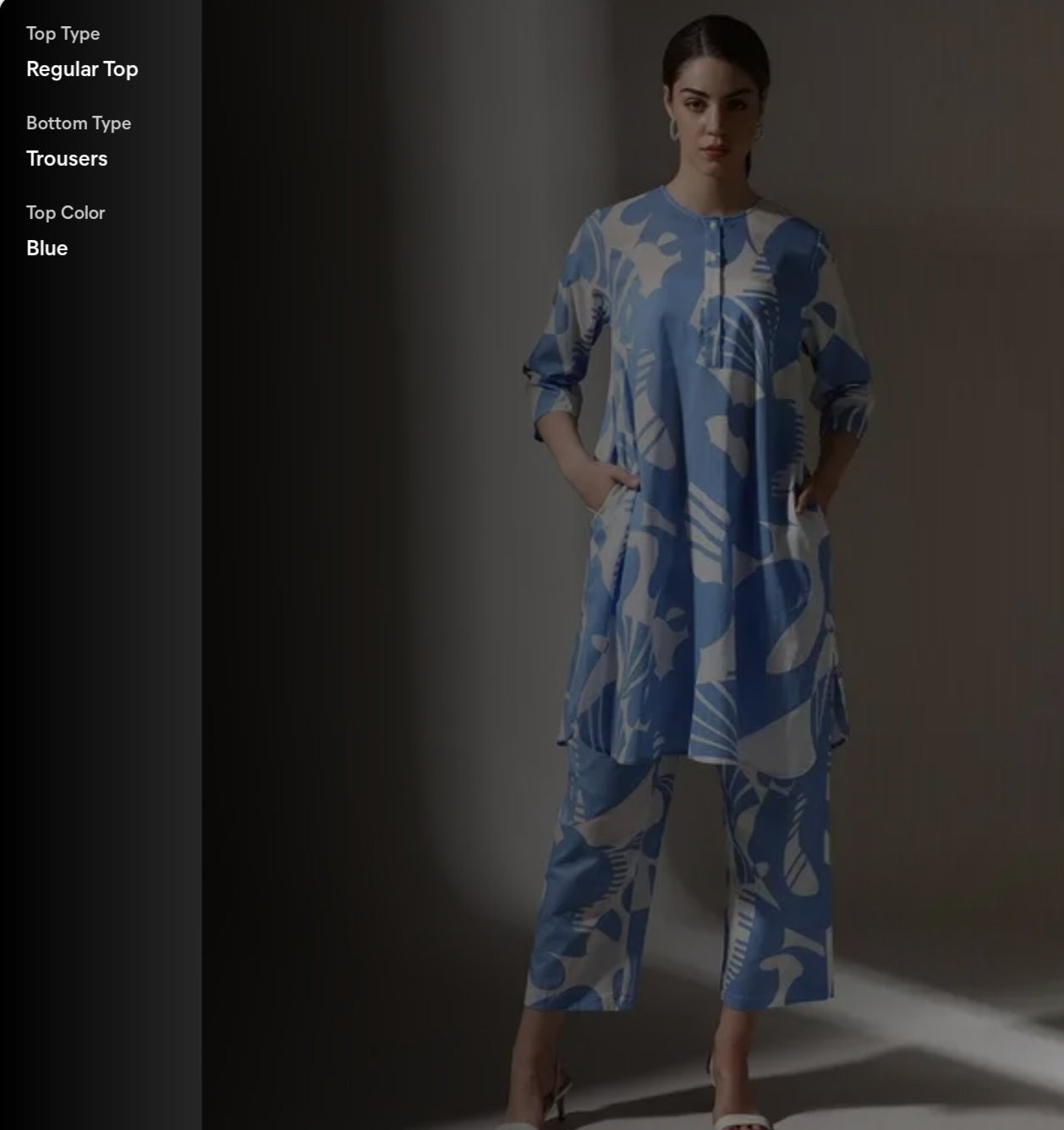 Women's Cotton kurta pant set;; Top bottom set;; co-ord set