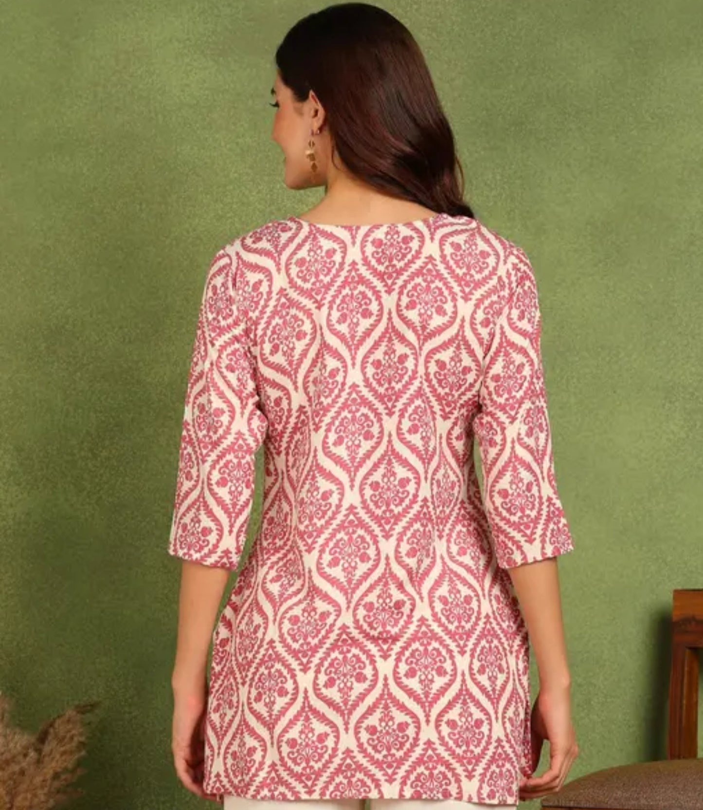 Trending Printed Cotton short kurti for women and girls