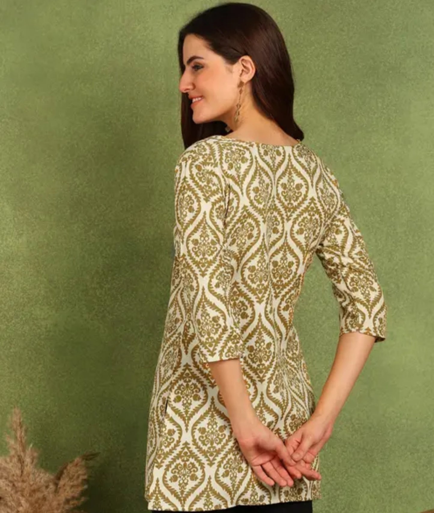Trending Printed Cotton short kurti for women and girls
