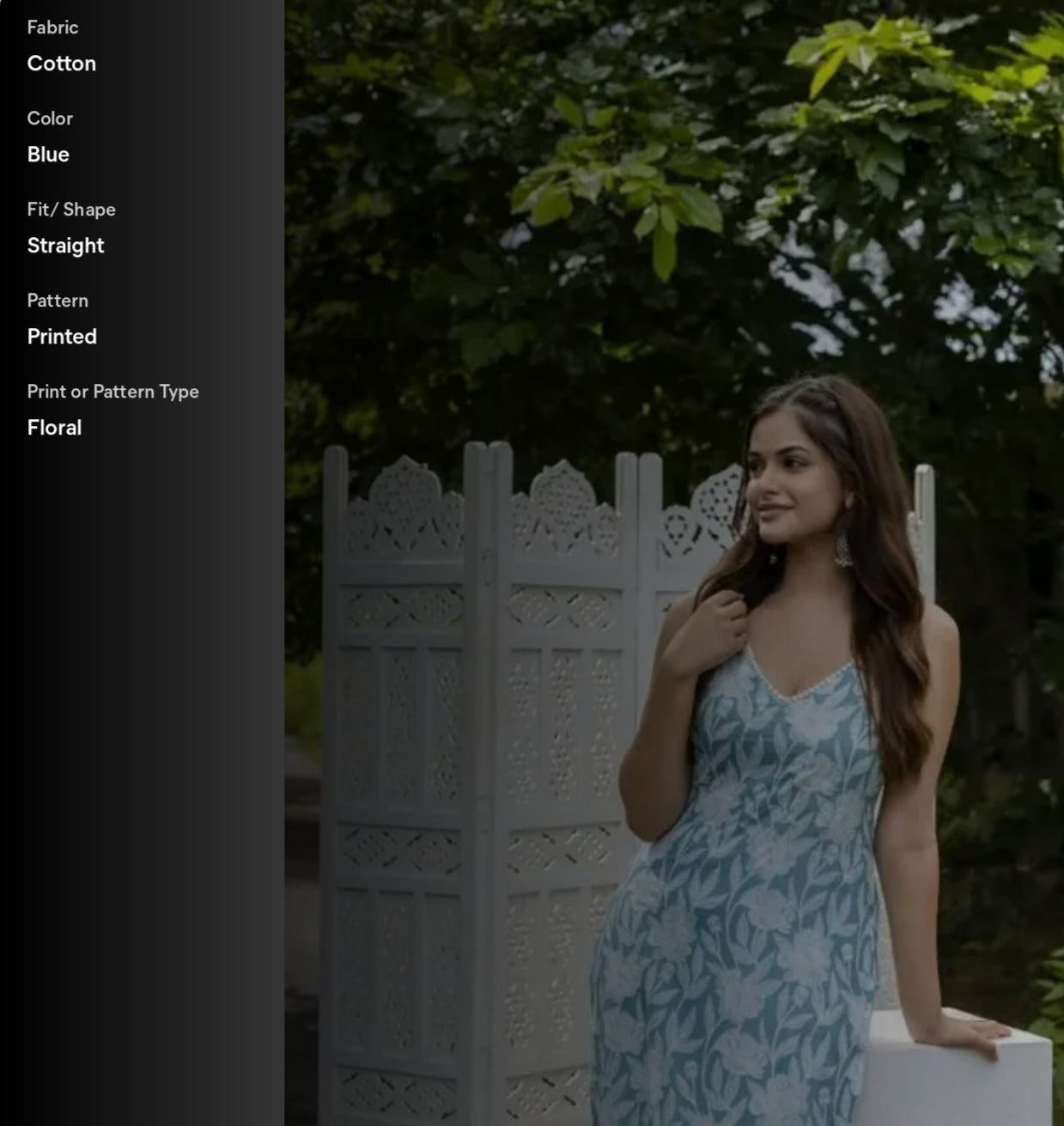 Partywear sleeveless kurti