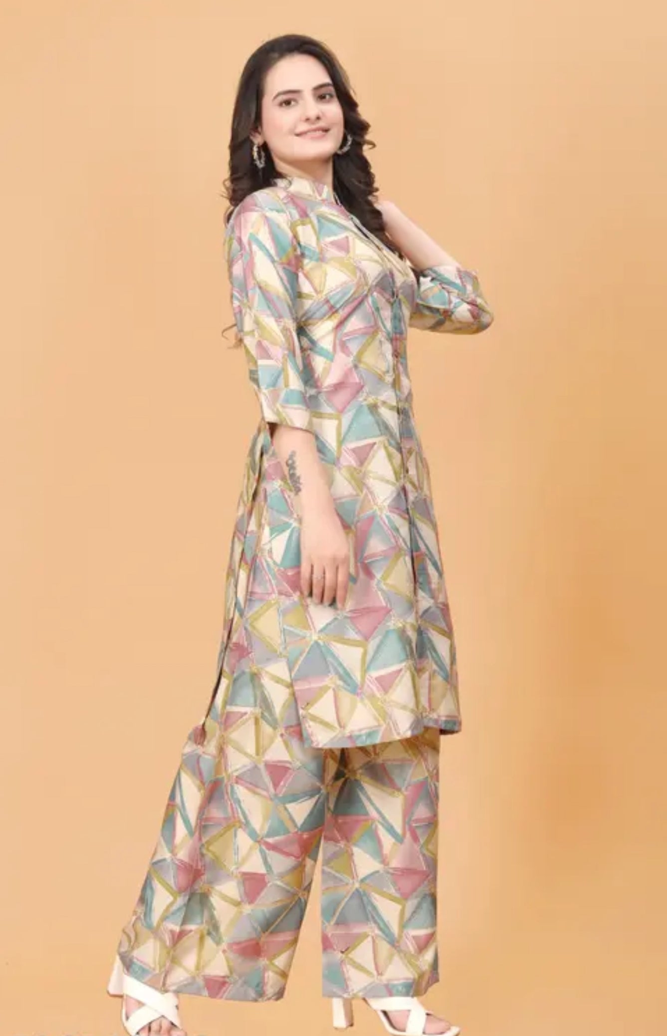 Plazo Pair Top And Bottom Set