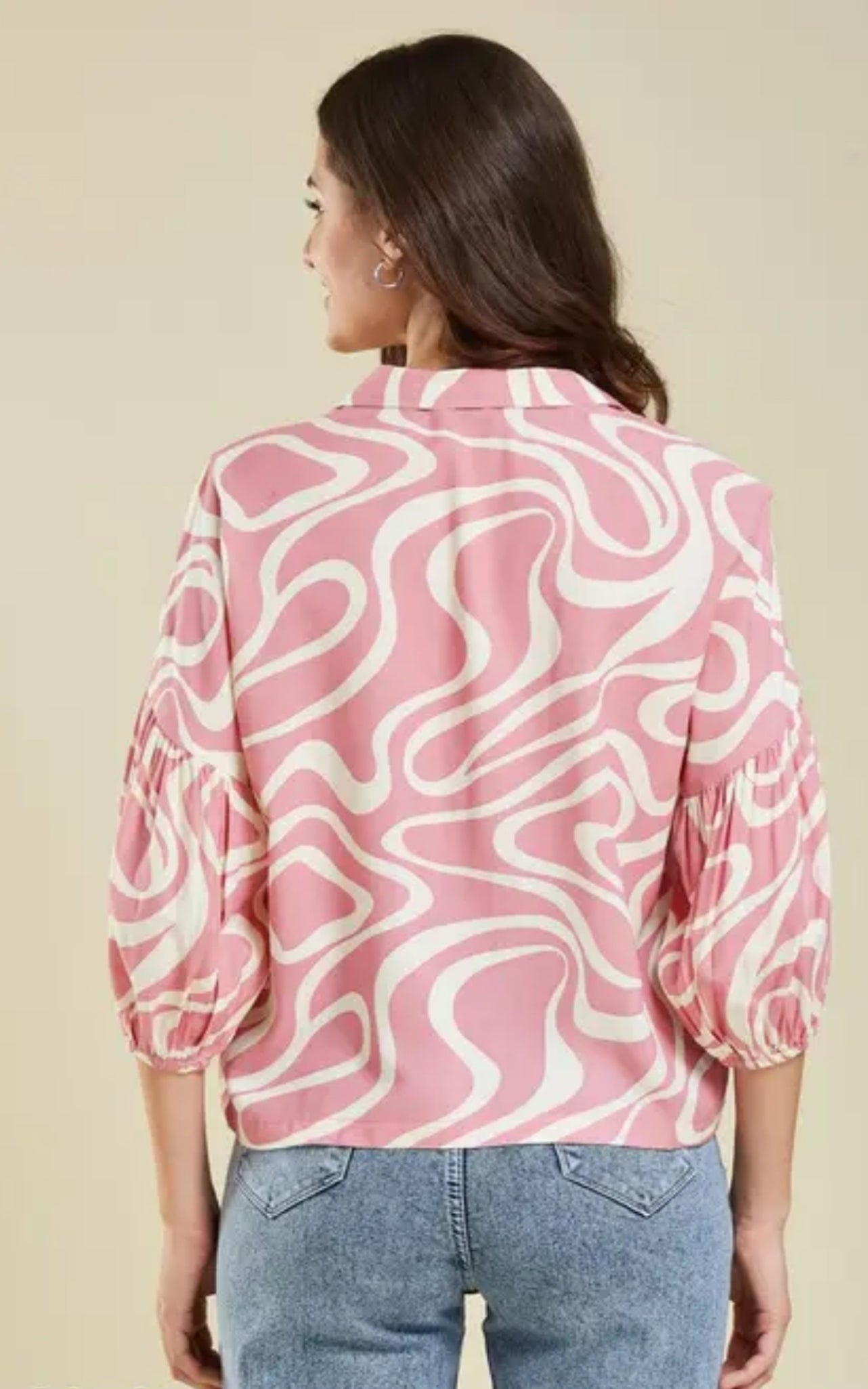 Women's Stylish Abstract Printed Shirt