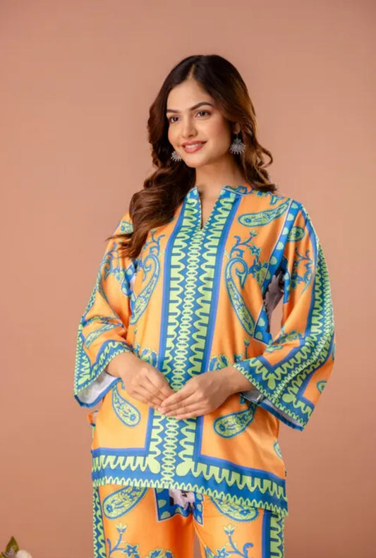 Top and bottom Kurti Pant Set