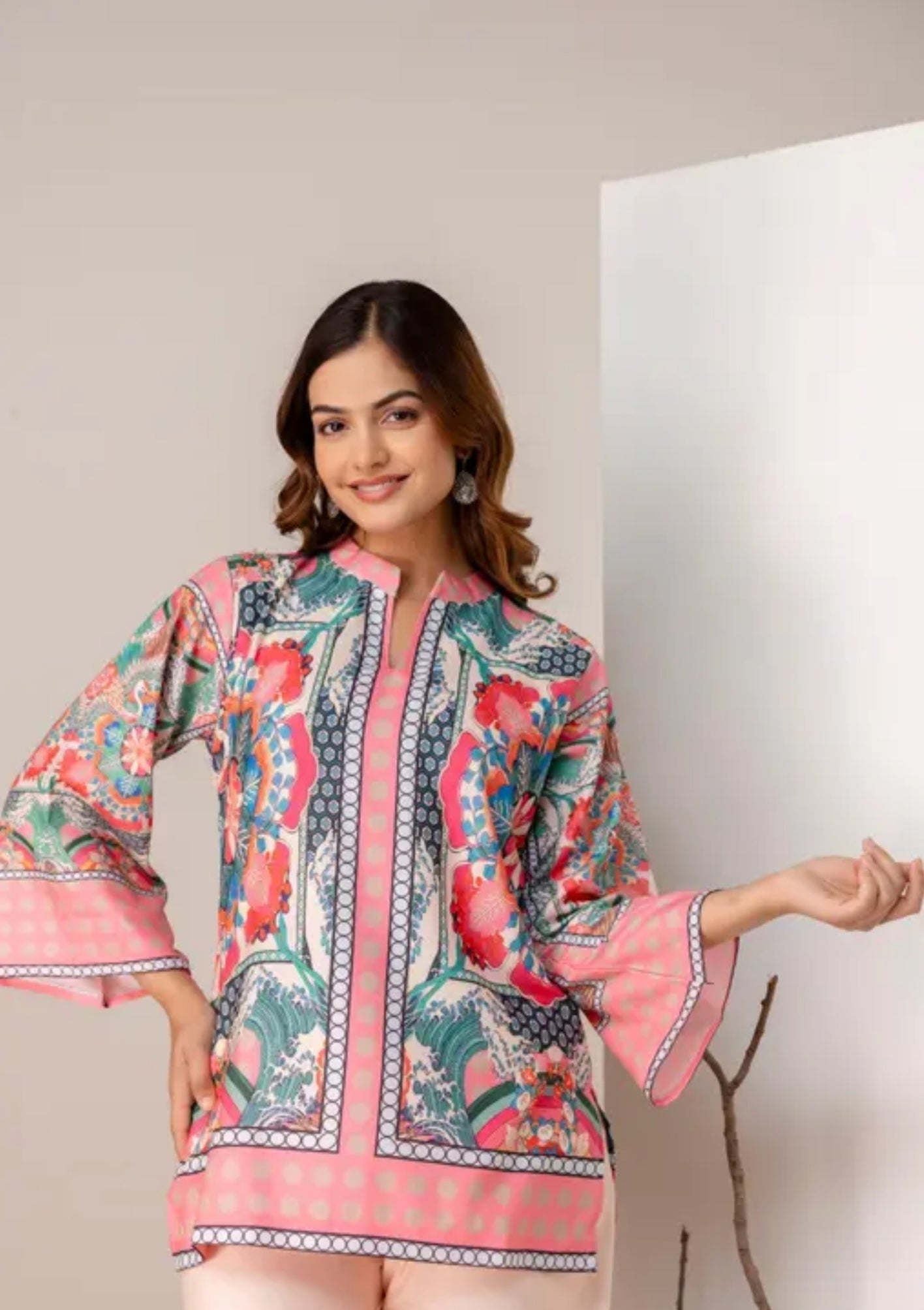 Top and bottom Kurti Pant Set