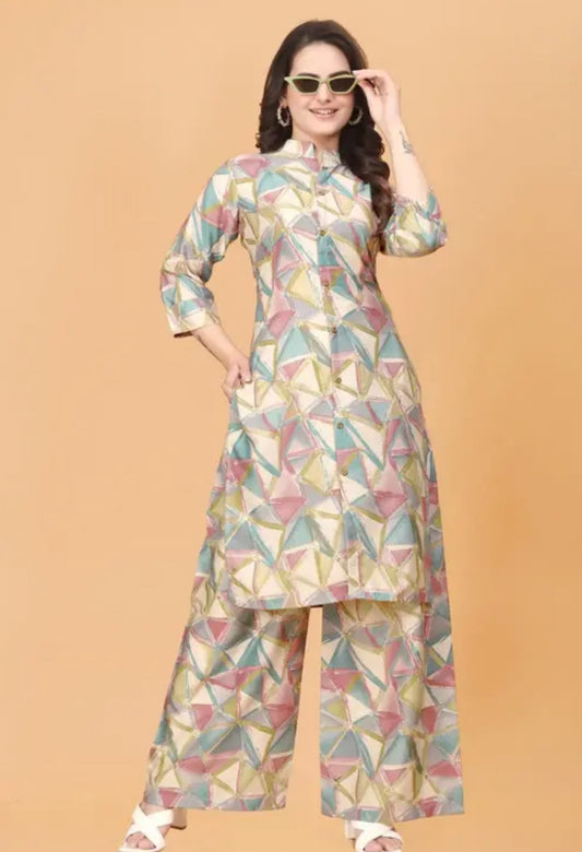 Plazo Pair Top And Bottom Set