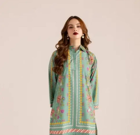 Women and girl cotton co-ord set