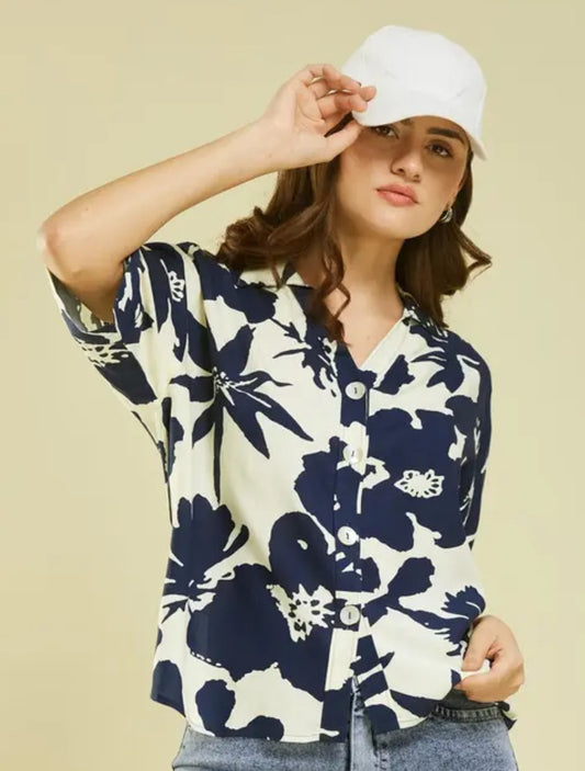 Women's Stylish Floral Printed Shirt
