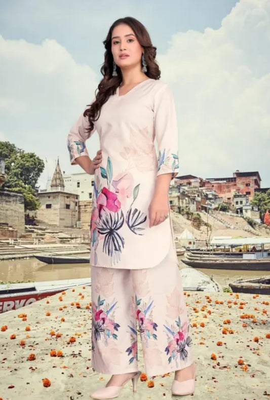 Printed Tunic & Plazzo Set /Co-ord Set