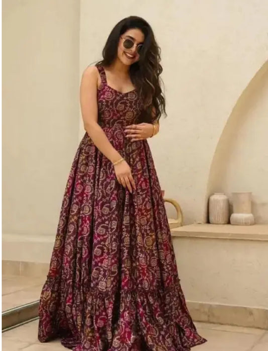 New Trendy Stylish Printed Floral Dress for women