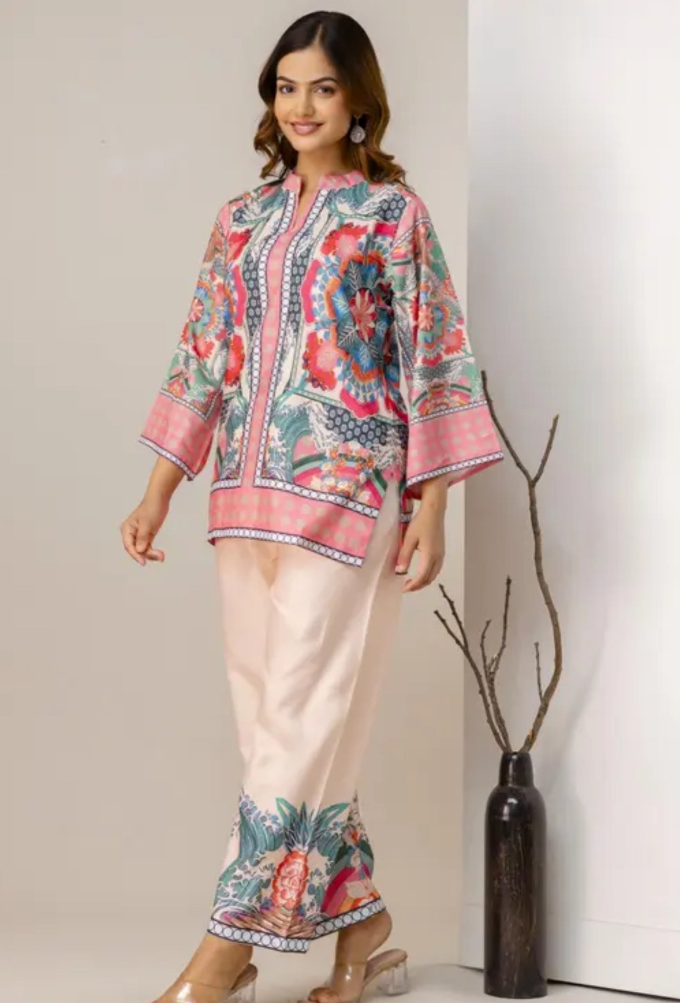 Top and bottom Kurti Pant Set