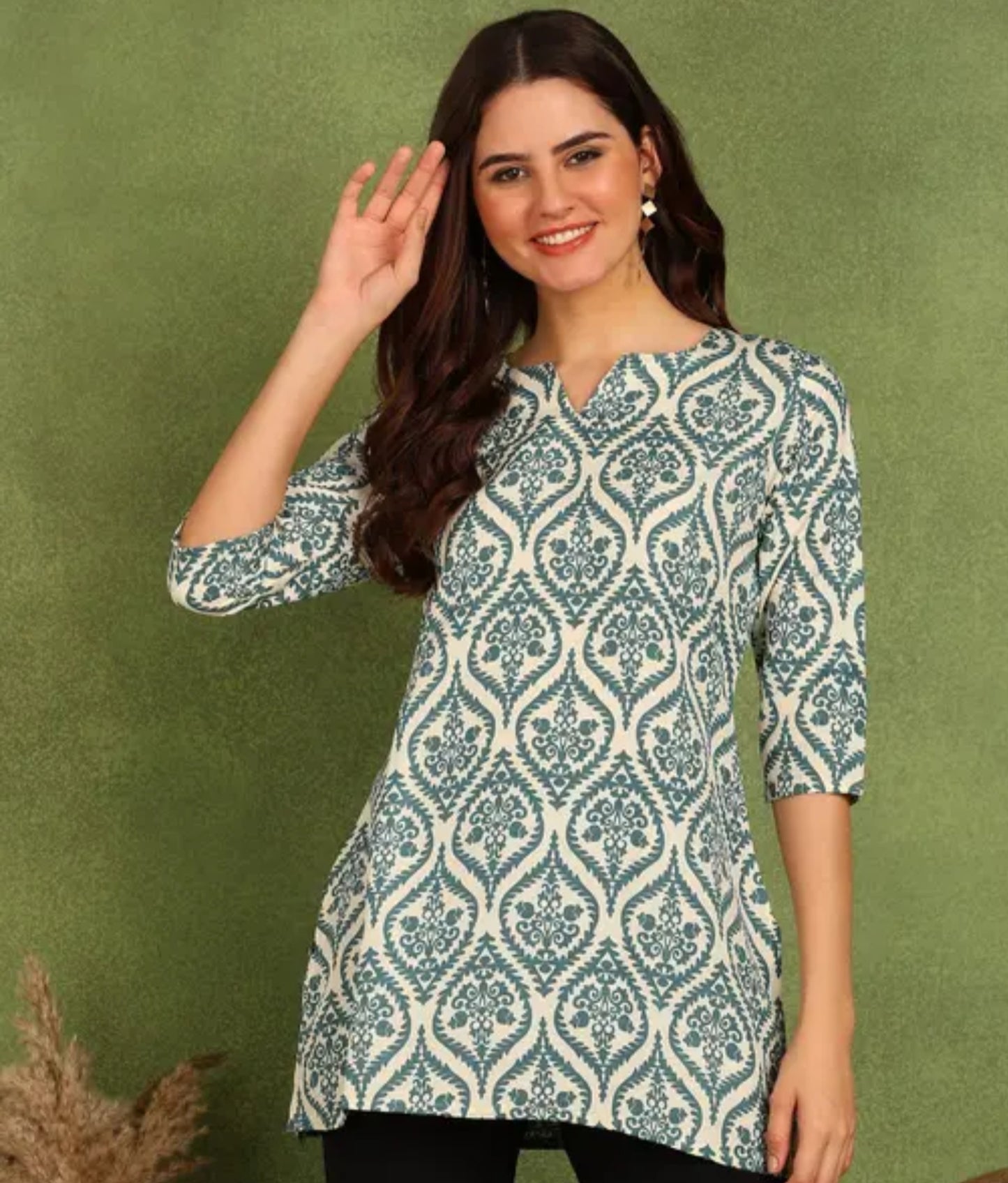 Trending Printed  Cotton short kurti for women and girls