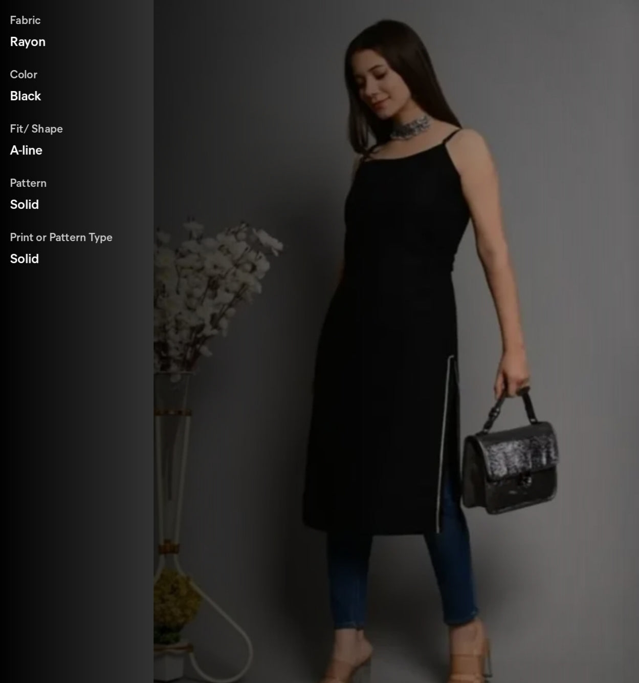 Black Kurti